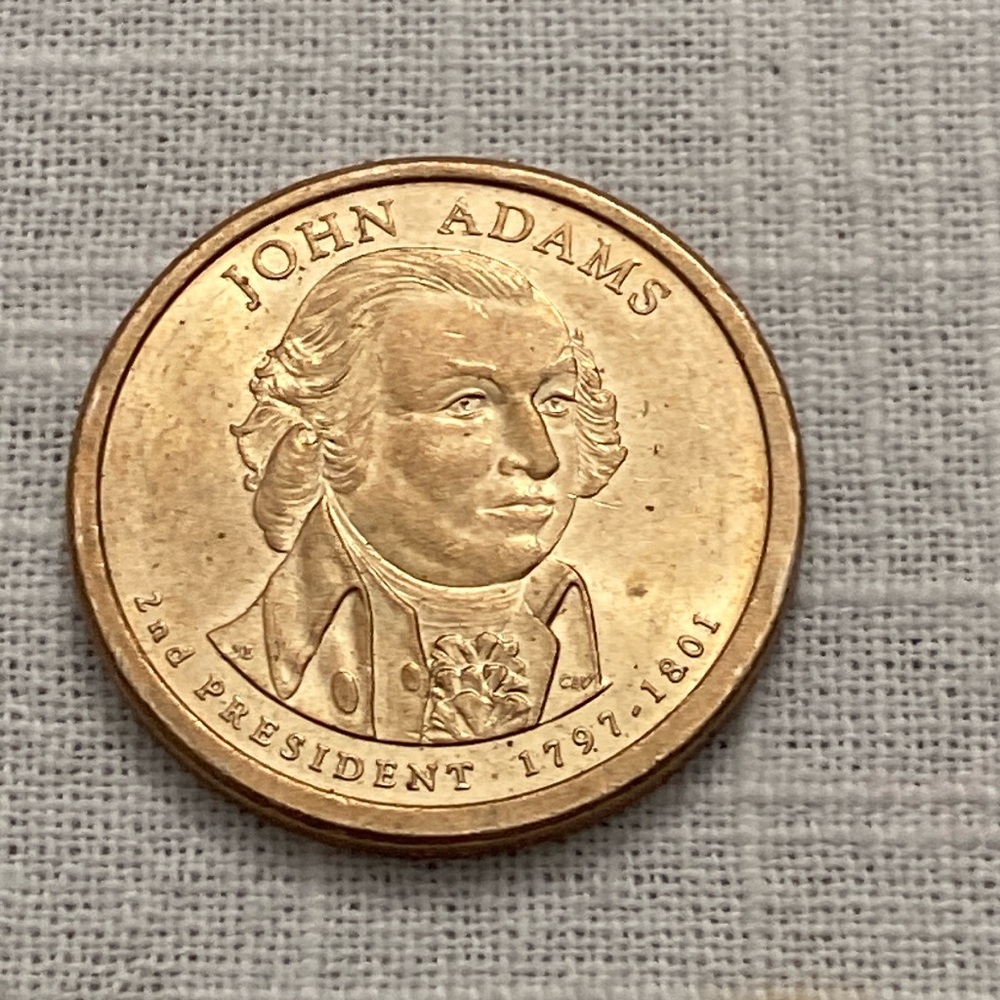 2007P John Adam’s One Dollar Presidential Coin